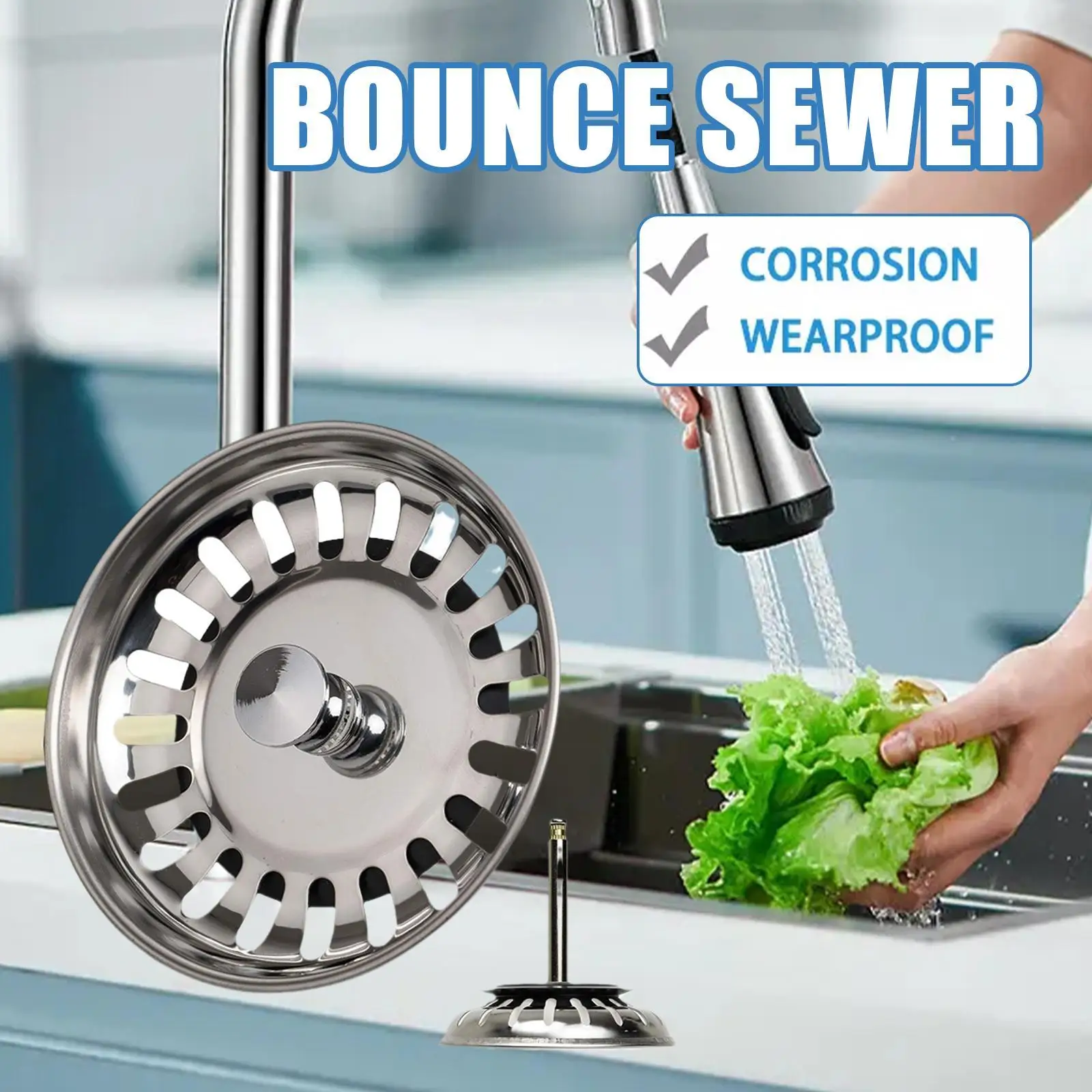 Kitchen Sink Strainer 79/82mm Basin Drainer Plug Water Filter kitchen sink filter sink strainer sink filter kitchen sink strainer
