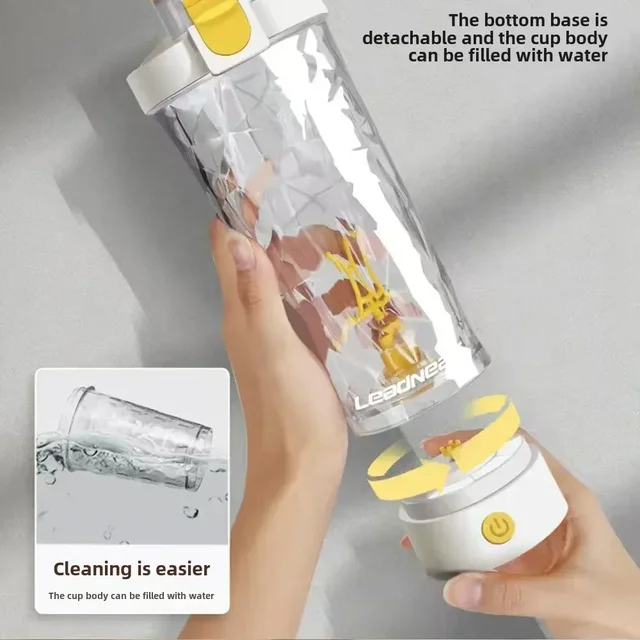 Electric Protein Powder Mixing Cup Automatic Shaker Bottle Mixer Shake Bottle Milk Coffee Blender Kettle fro Kitchen Accessories 6