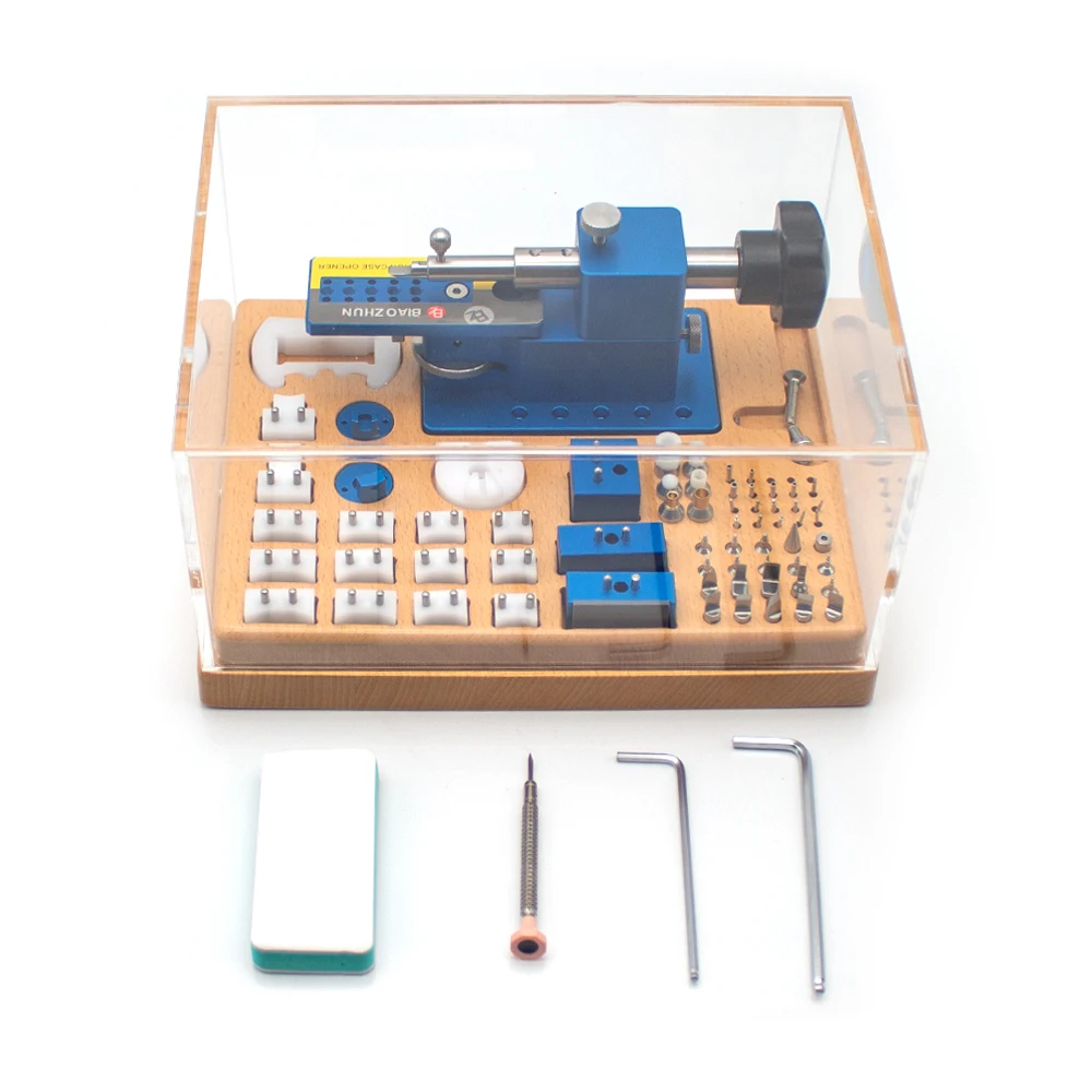 Multifunction Wrist Watch Case Opener Watch Back Cover Removal Tool Set Manual Watchmaker Repair
