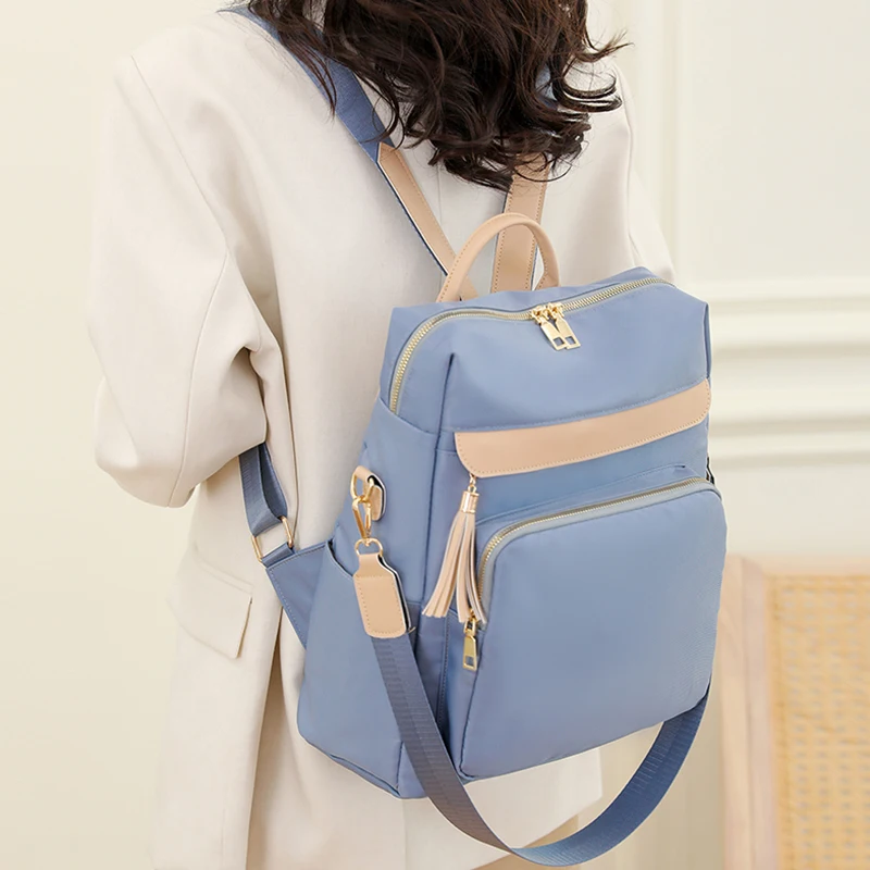 Anti-theft Multiple Pockets Fashion Backpacks High Quality Large Capacity Womens Back Pack Shoulder Bags For Teenagers Girls Dos 5
