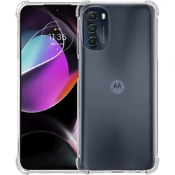 Crystal Clear Shockproof Durable Flexible TPU Phone Case Cover for Case & Screen Protector (Clear)