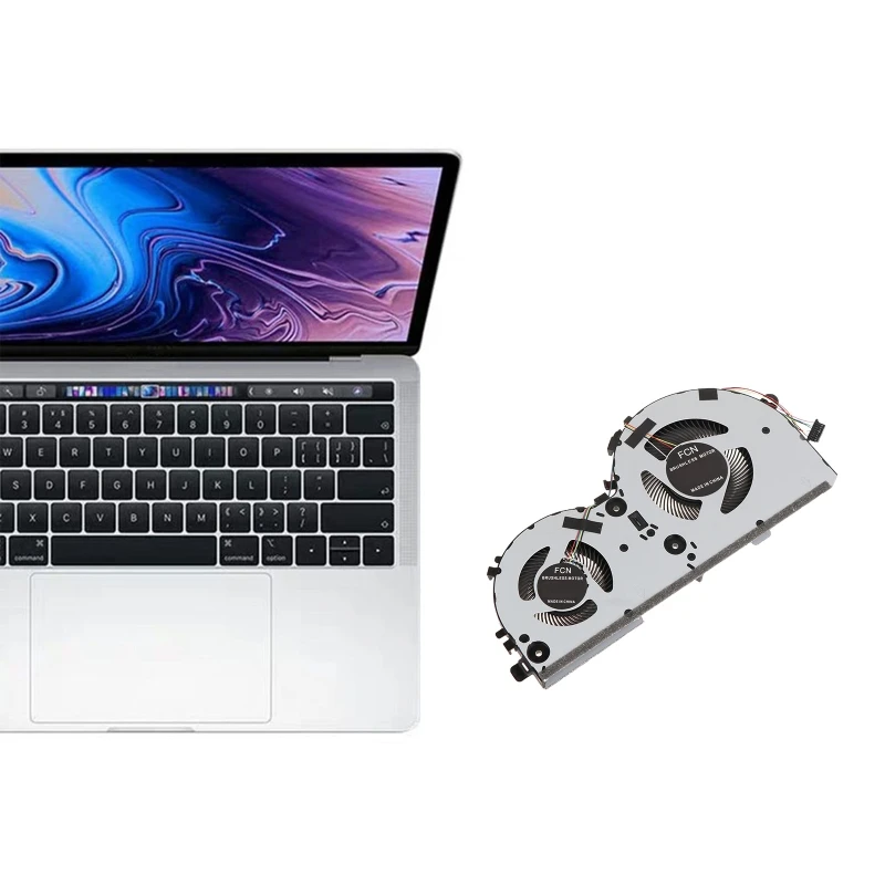 노트북 쿨러 팬 8 핀 8 선 CPU 냉각 팬 L340-17IRH L340-15IRH 노트북 Dropship 용 조용한 노트북 방열판