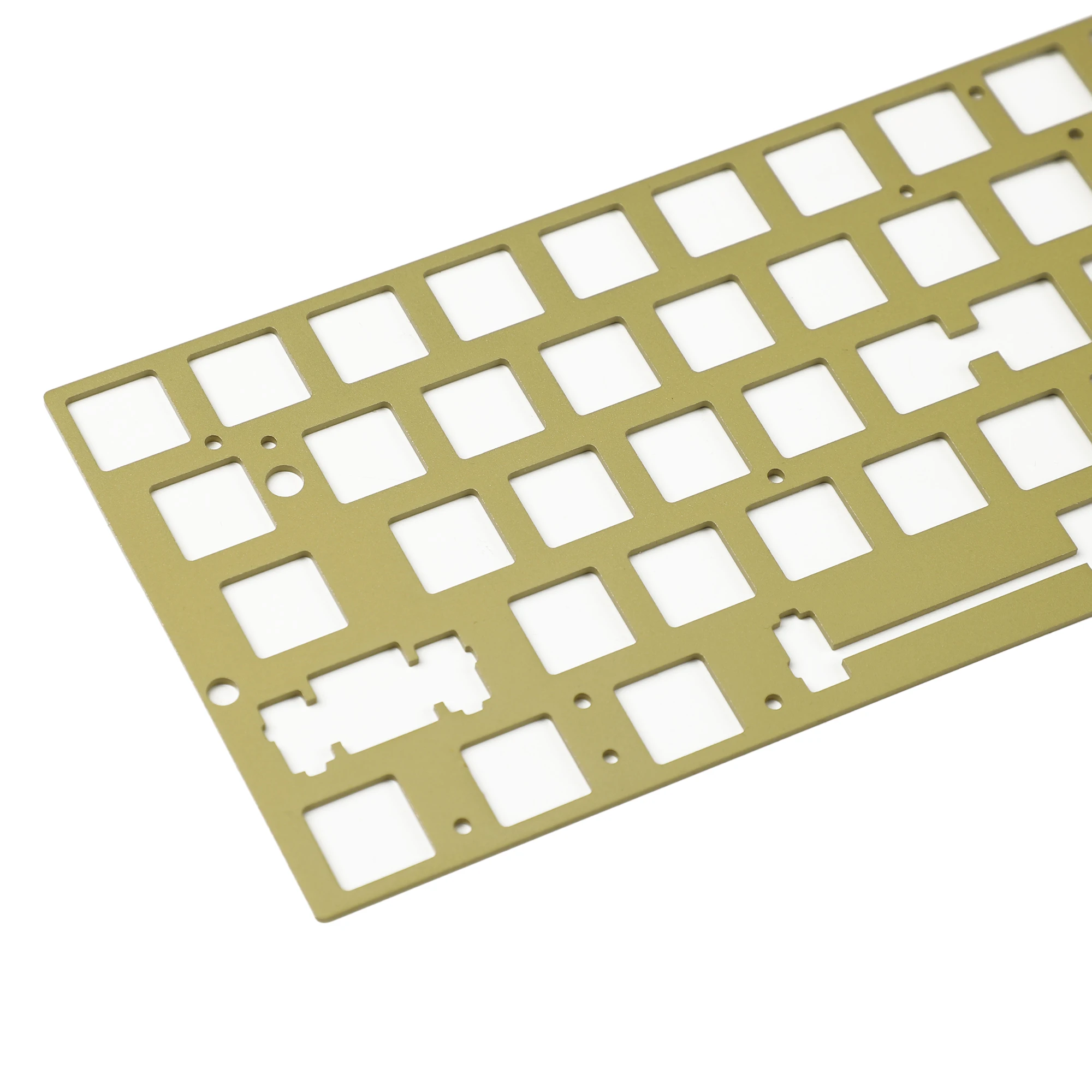 Estabilizadores Montados em Placa para Hot Swap Pcb Acabamento em Alumínio Escova Aço Latão Ansi Anodizado Posicionamento Board Plate Gk61 Gh60 - Imagem 6