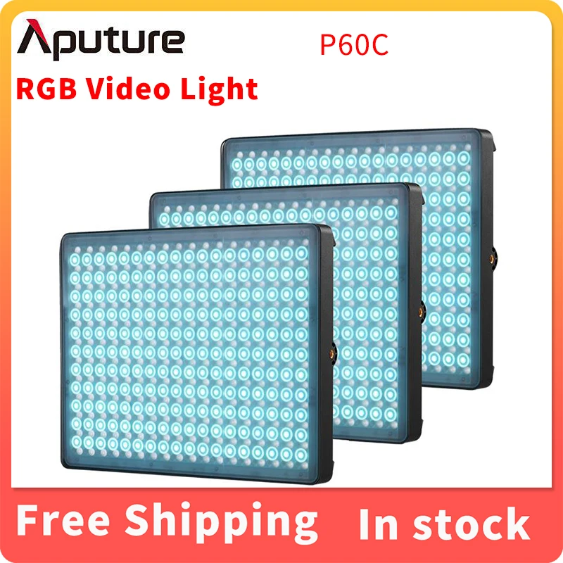 

Aputure Amaran P60c 2500K-7500K RGB фото-и видеосъемка искусственная панель 60 Вт полноцветная профессиональная внешняя живая искусственная фотография