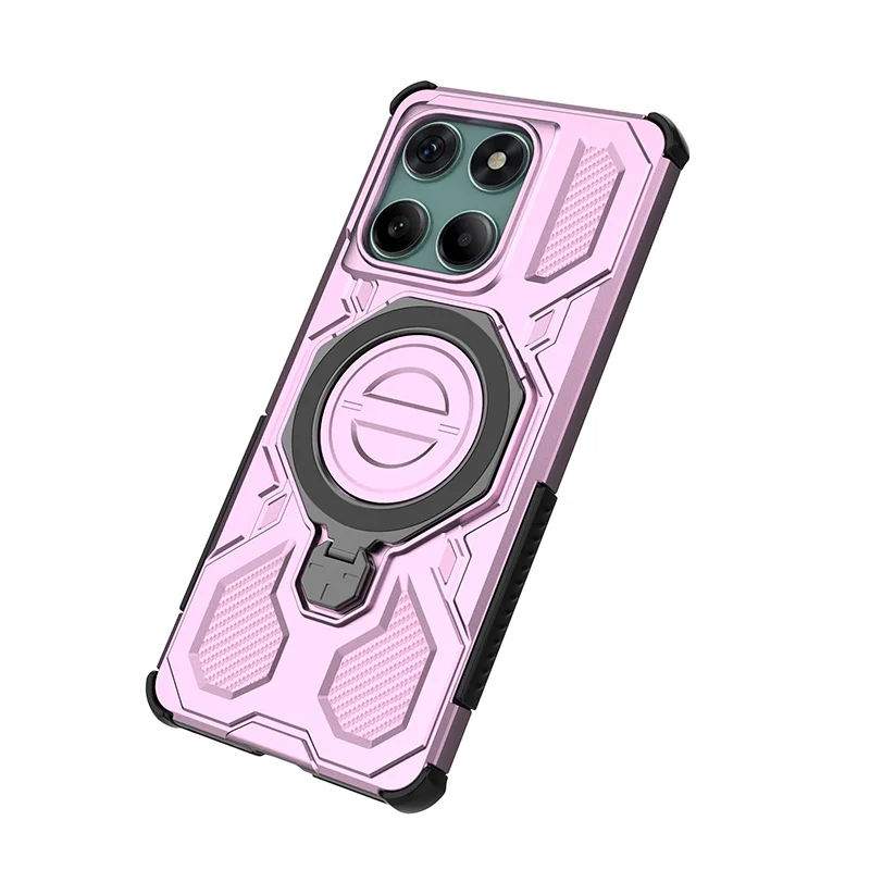 Airbag Anti-Drop Protective Case with Rotatable Magnetic Ring Holder