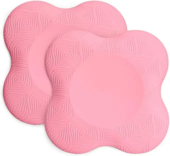 Ginocchiere per yoga Confezione da 2, Cuscino per ginocchia per yoga Cuscinetti per esercizi spessi per ginocchia Gomi Polsi Mani Testa Schiuma Pilates Ginocchiera  18