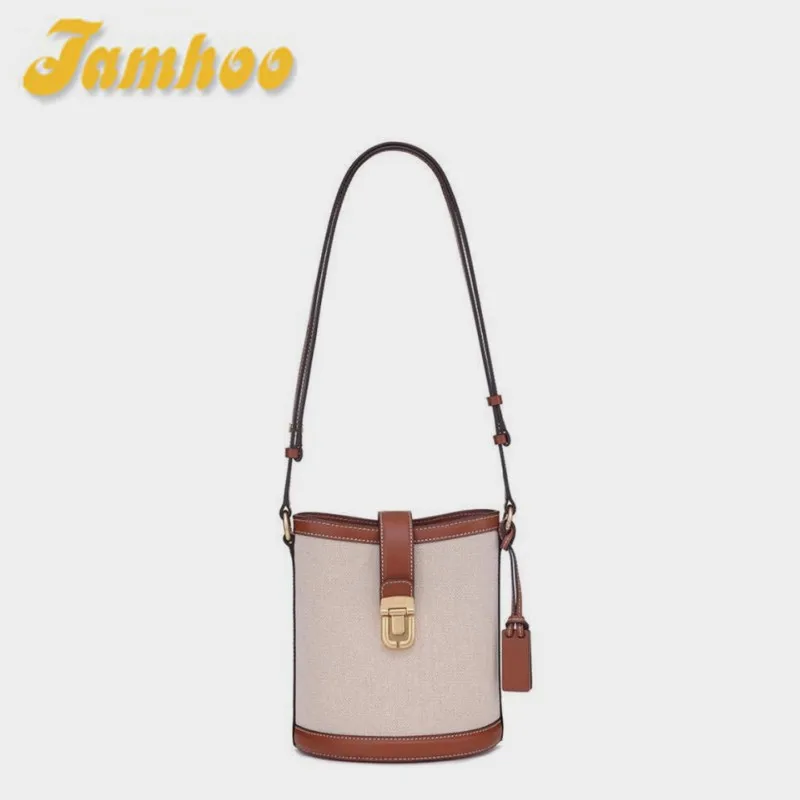 

Сумки на плечо Jamhoo для женщин, мягкие кожаные холщовые сумки через плечо, повседневные дамские сумочки, дизайнерские дорожные дизайнерские мешки для покупок