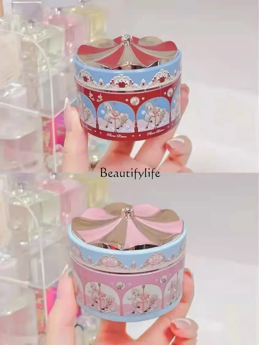 Huadu, цирковая мягкая фокусировка, противотуманная пудра, матовая пудра для лица, натуральный цвет, контроль жирности масла, макияж