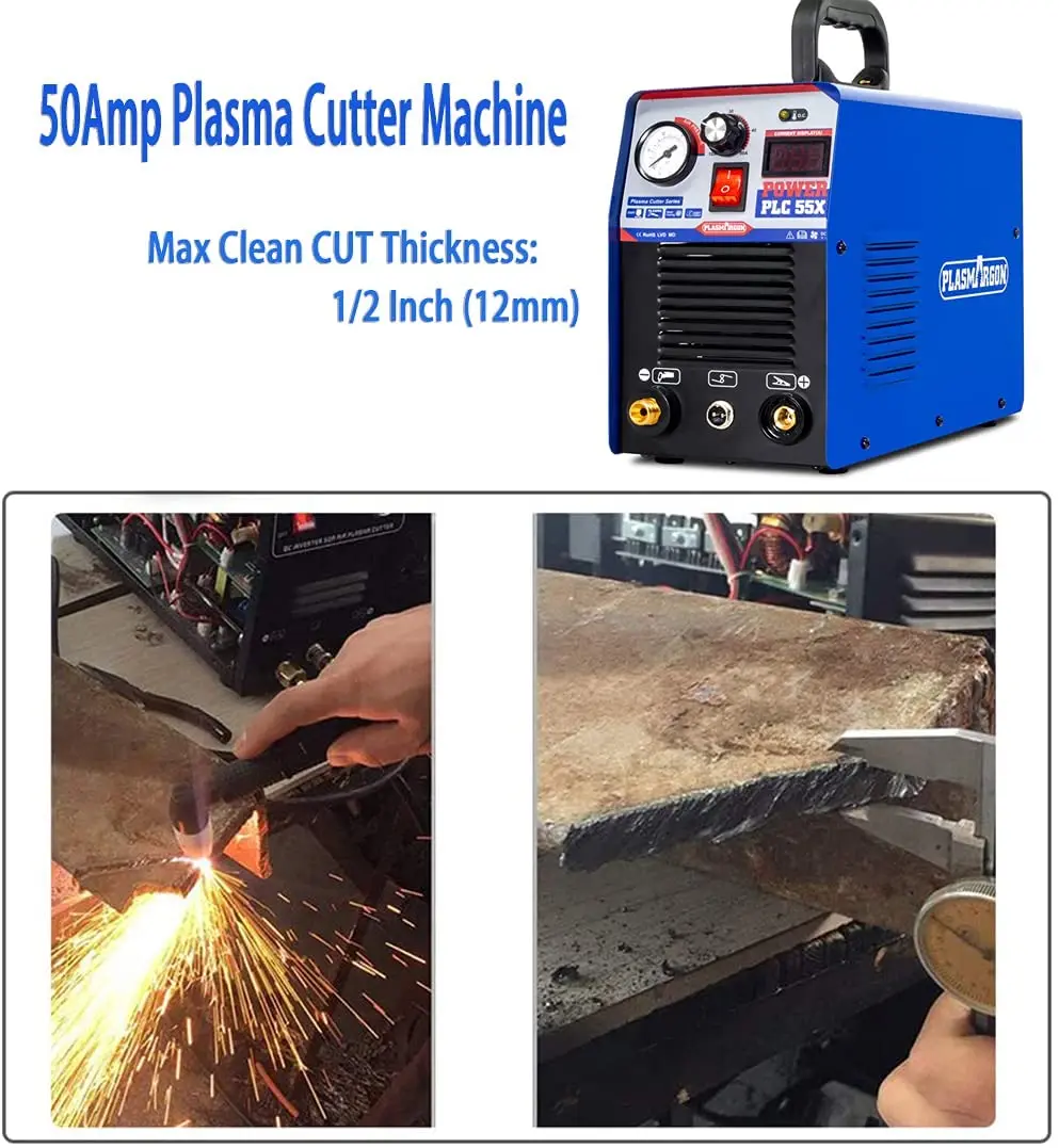 Plasmargon Cutting Machine CUT55 IGBT CNC Plasma cutter  2mm 50A 110V/220V - Image 4