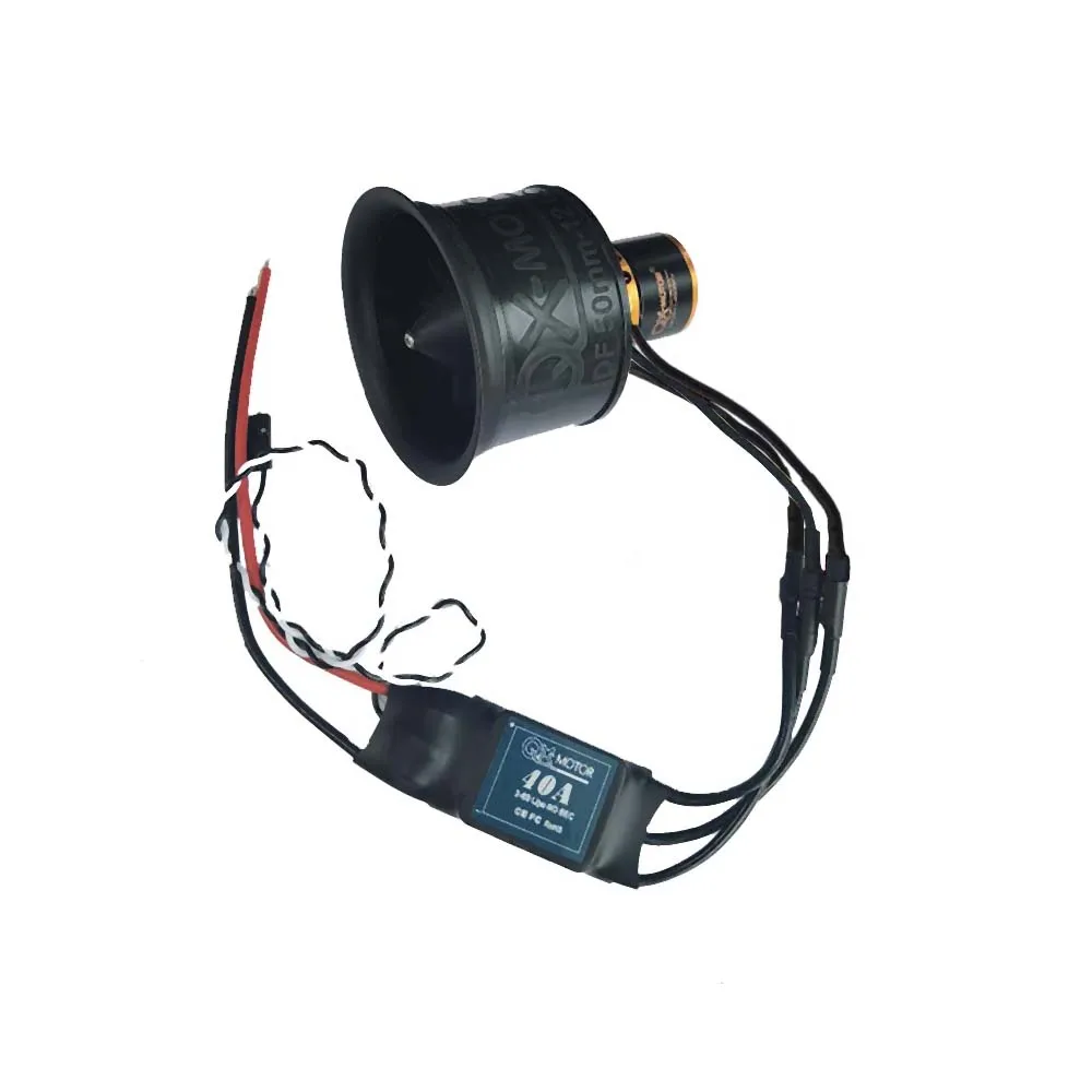 High-Performance 50mm 12-Blade Ducted Fan with Brushless Motor