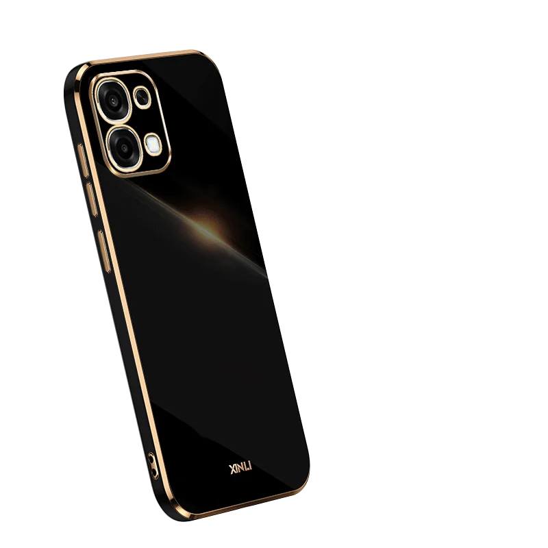Plating Silicone Bumper Shockproof Matte Phone Case