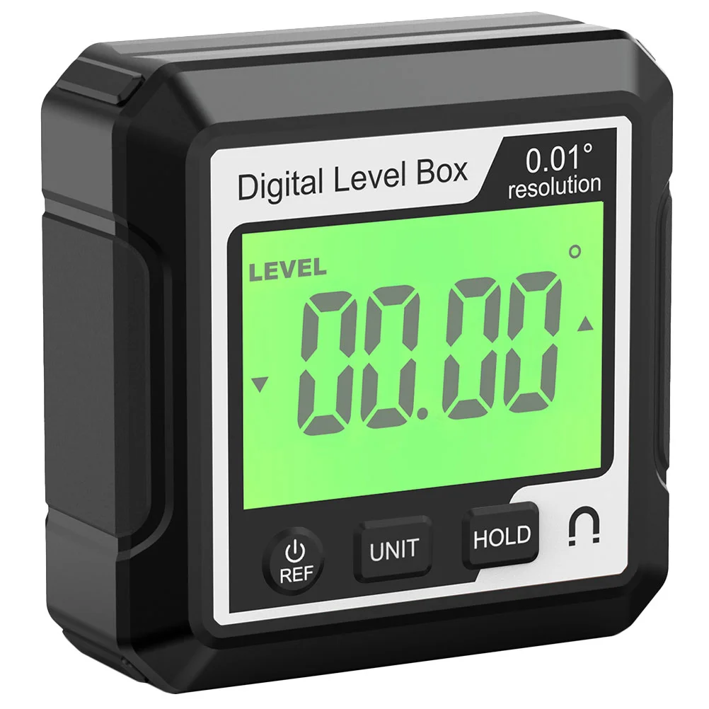 Protractor Digital Portable Level Spirit Angle Finder Black Gauge Leveler Inclinometer