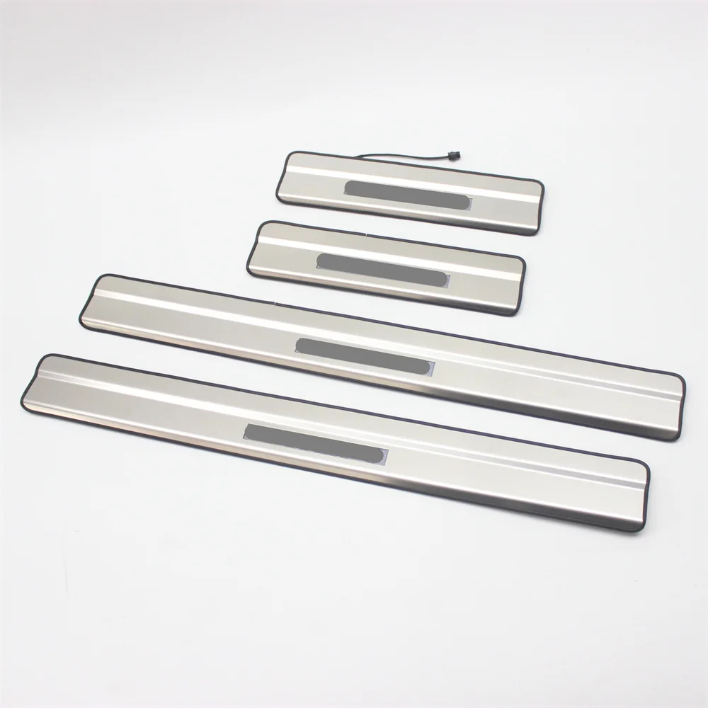 

Stainless Steel Led Door Sill Scuff Plate Guard Sills Protector Trim For Nissan Tiida 2011-2015 C12