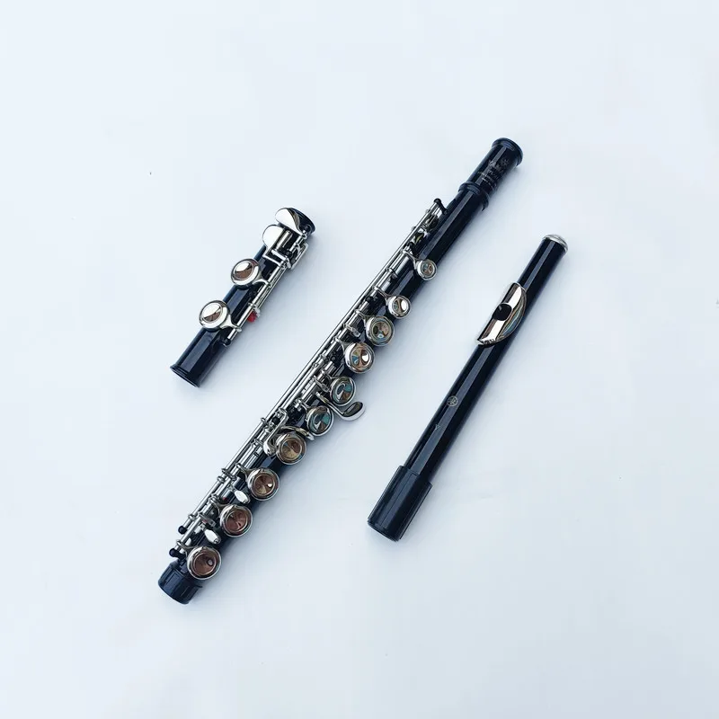 212 Black 16 Holes Closed Key Add the E Key C Tone Nickel