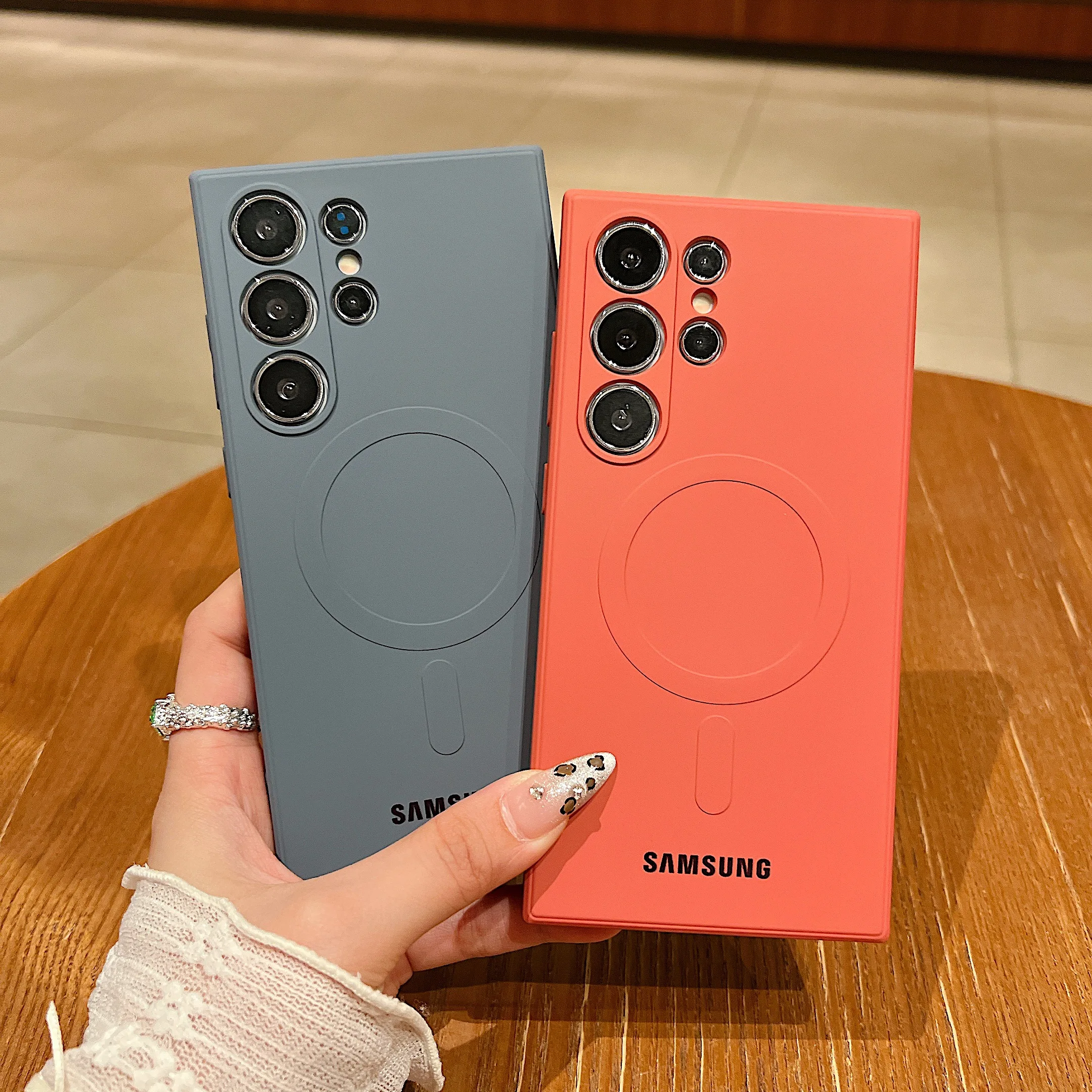 Enhanced Magnetic Silicone Case with Lens Protection - Soft Cover