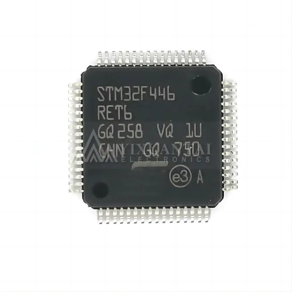 

10pcs/Lot STM32F446RET6 STM32F446【MCU 32-bit ARM Cortex M4 RISC 512KB Flash 2.5V/3.3V Medical 64-Pin LQFP Tray】New