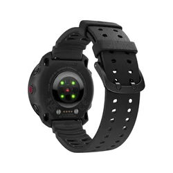 Premium 22mm Silicone Sport Wristband - Versatile Fitness Watch Strap for 22mm (Black)