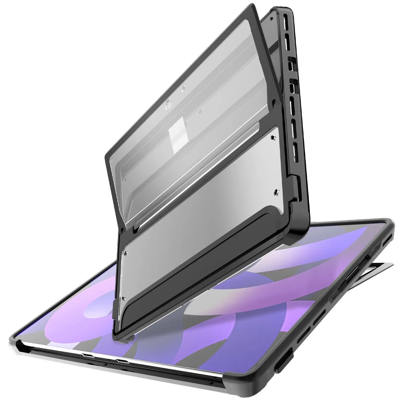 Fashion Holder Case For Microsoft Surface Pro9 Anti-drop Airbags PC+TPU Tablet Stand Case For Surface Pro 9