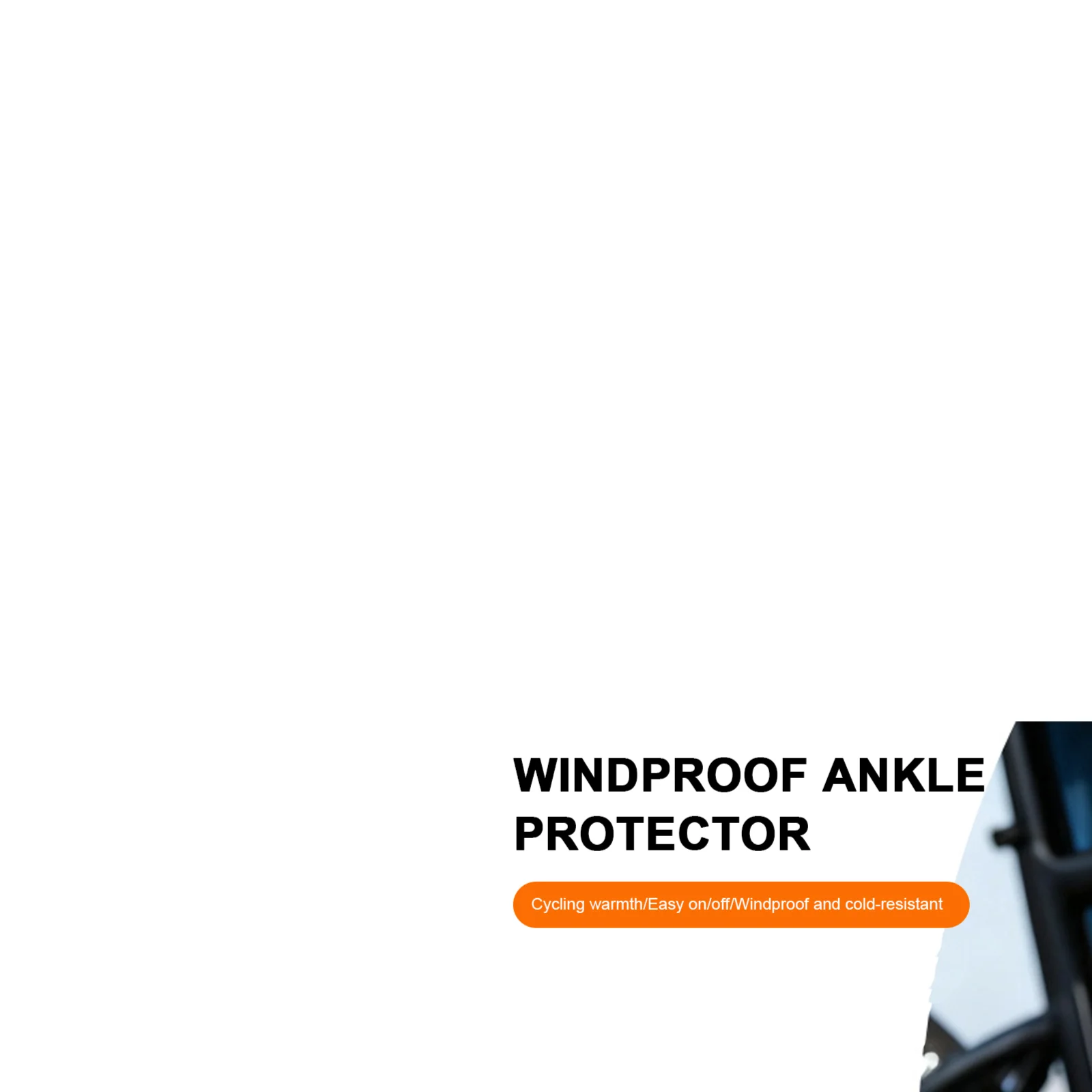 1쌍 방풍 발목 보호대 방한 발 보호 장비 남녀 공용 오토바이 타기 스키 야외 겨울 스포츠용