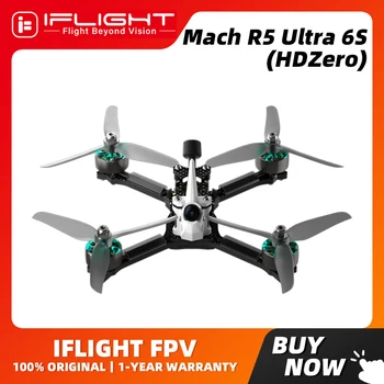 Drone da corsa FPV analogico iFlight Mach R5 Ultra 6S HDZero con fotocamera Borg Race 5.8G 25mW / 600mW VTX /HDZero Race V3 VTX Nano 90 V2