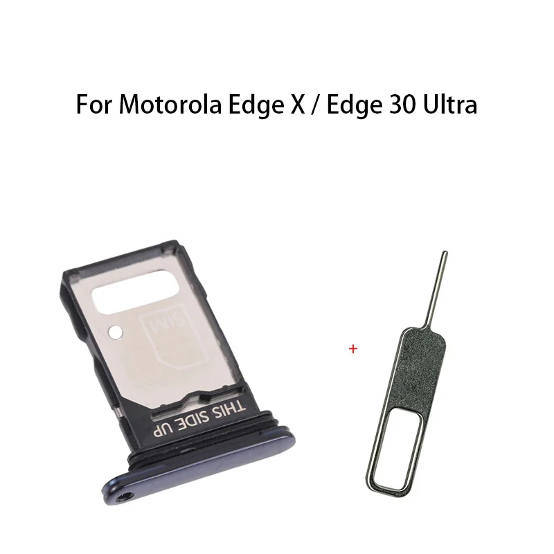 قاعدة قارئ بطاقة SIM Daul لهاتف Motorola Edge X /...