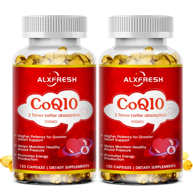 Alxfresh300MgCoenzymeQ10SoftgelsHealthyBloodCirculation