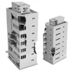 1:144 1:100 N Scale Battle Damaged AEON Building Destroyed House Battle Building ABS Plastic Model 6
