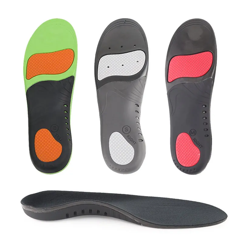 Insole Men's and Women's Basketball Running Non Slip Flat Foot Support Shock Absorption Massage Sports Leisure Full Pad