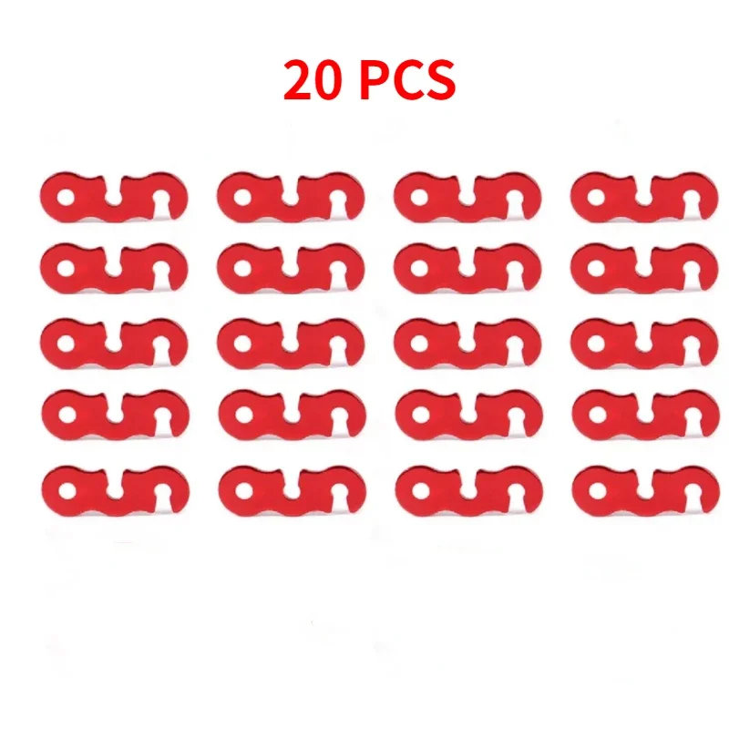 10-Pack Adjustable Tent Cord Tensioner Kit