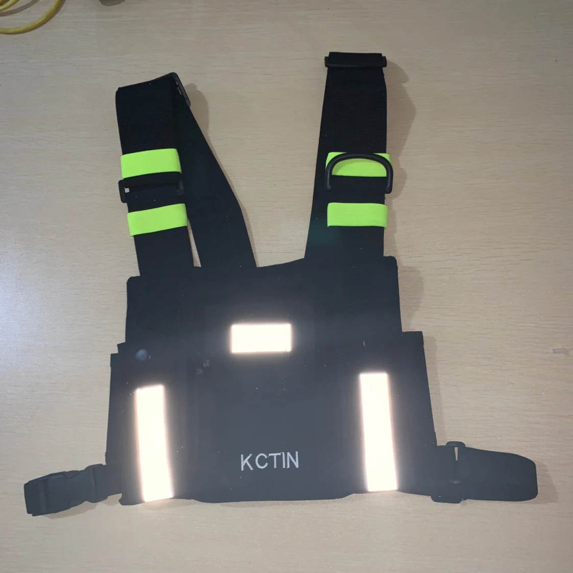 Green Tactical Harness Front Pack bag case Pouch Carry Holster for Kenwood Motorola TYT Walkie Talkie Vest rig Chest bag
