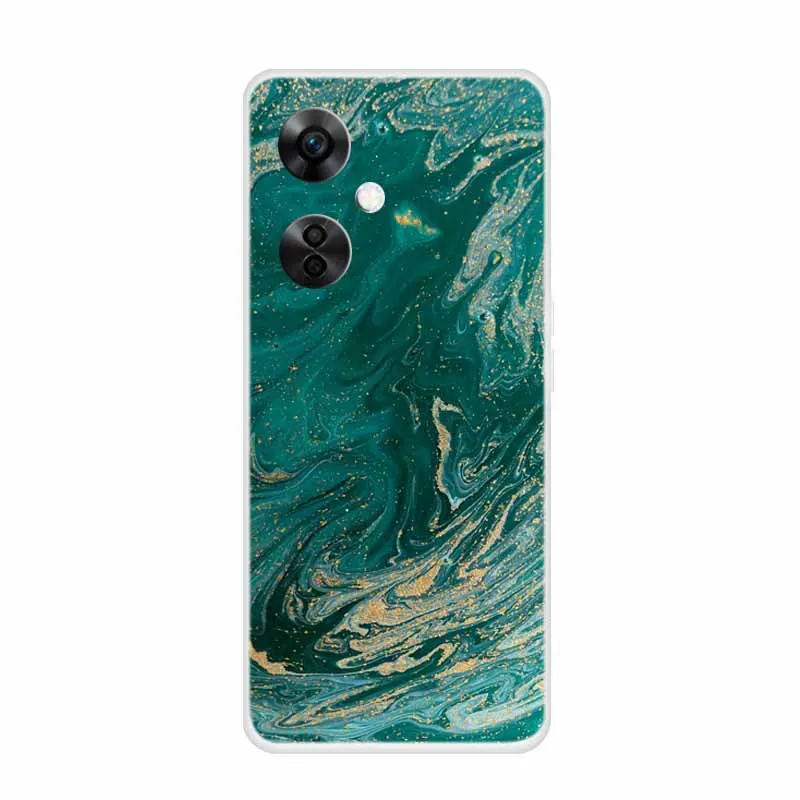 Marble Clear Soft TPU Silicone Phone Cover, Transparent