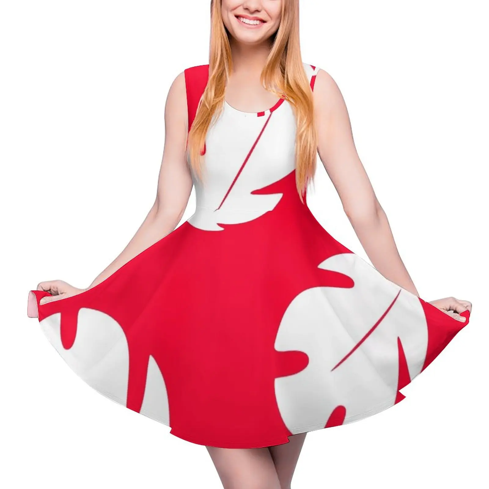 Lilo Hawaiian Floral Leaves Sleeveless Dress party dresses women sexy dress for women women formal occasion dresses