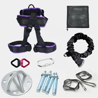 Aerial Yoga Cord Pilates Elastic Suspension Sling Trainer Bungee Dance Pull Rope Bungee Fitness Equipment