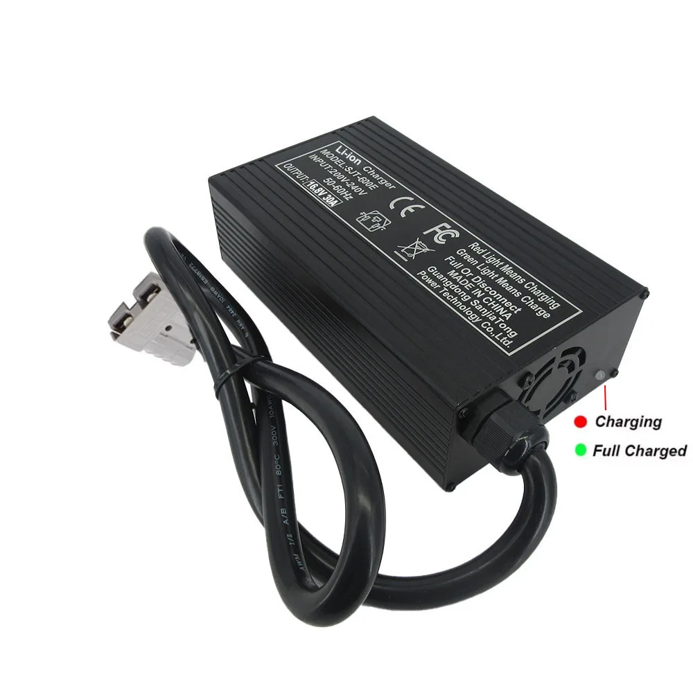 16.8V 30A Fast Charger 14.4V 30A Li-ion Chargers For 4S 14.8V 100AH 200AH 300AH Lithium Energy Storage RV UPS Battery SB50 XT90