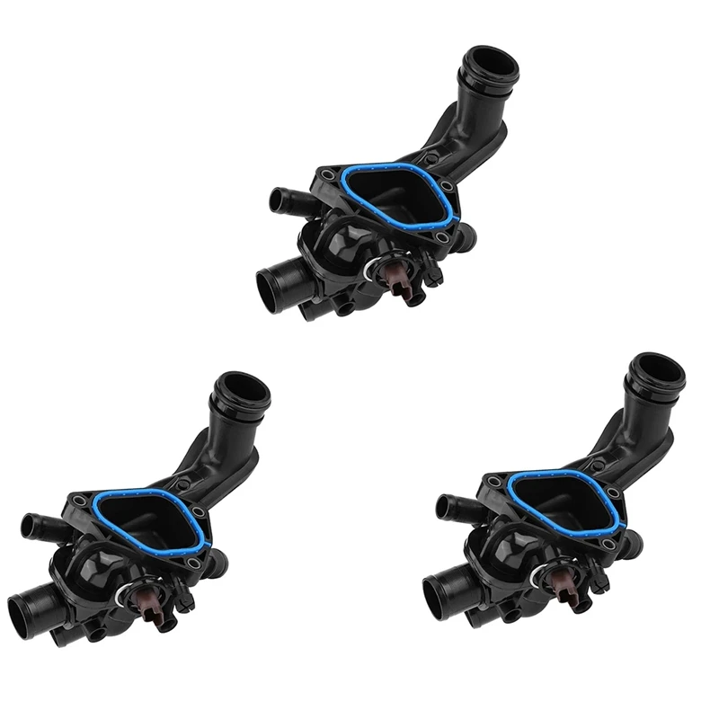 

3X 11537534521 1336Z6 1336.Z6 11538699290 Water Flange Engine Coolant Thermostat For Peugeot 207 208 308 508 2008 3008