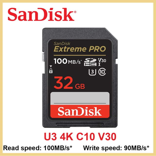 Sandisk sd card extreme pro cartão de memória de alta velocidade até