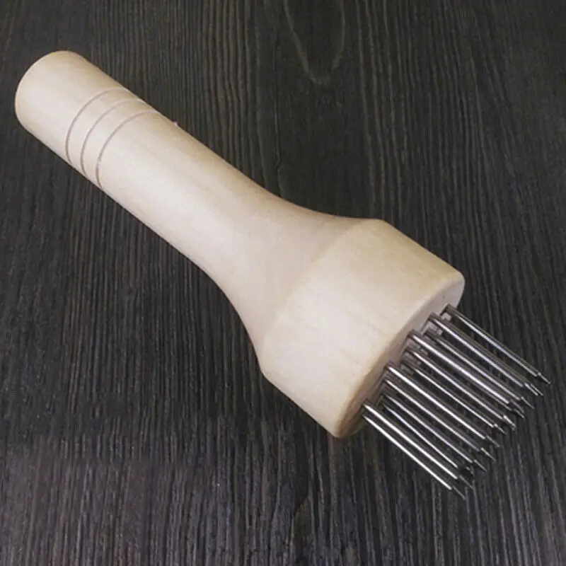 Stainless Steel Belly Pork Skin Crispy Hand Tool Hole Hammer Needle Poke Pointed Needle Fast Tenderizer Loose Steak Kitchen Tool meat tenderizer meat hammer