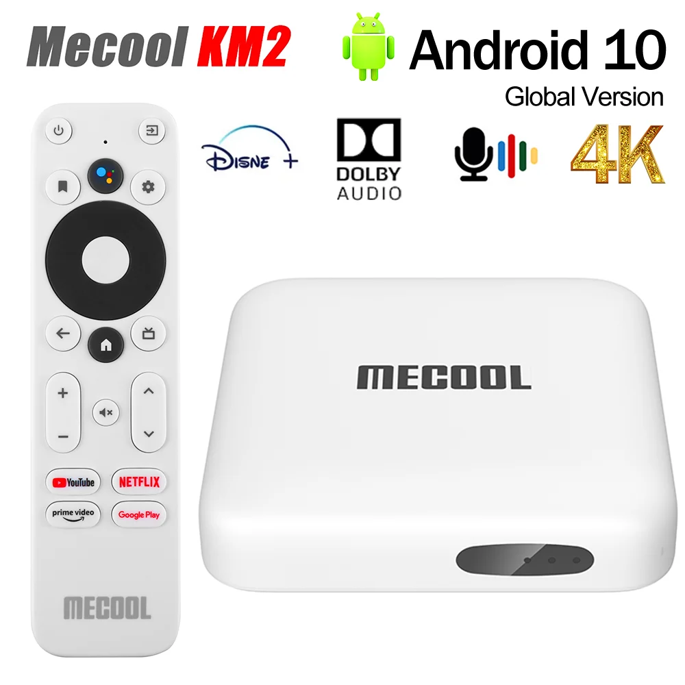 なブランドデザイナー Mecool Tvセットトップボックスkm2 Android 10 Amlogic S905x2 B 2gb 8gb Doby Wifi 4k Hdmi スマート Google認定 Tvボックス Bluetooth Youtube 売りお得セール Lp Megaestante Com Br