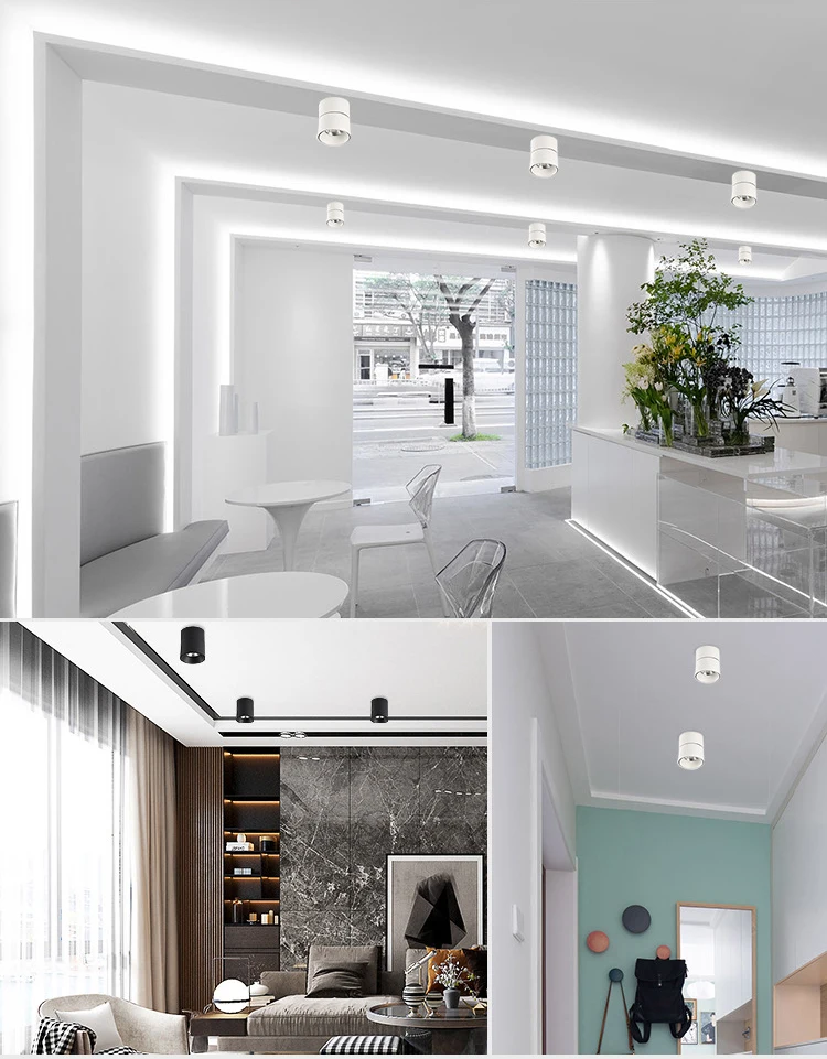 Smart RGBCCT LED Ceiling Spotlight 360° Adjustable COB Sd694e3e0c13d4cc4b45df372b0a9645d5