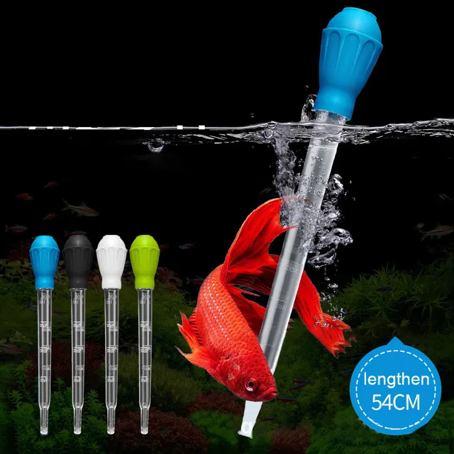 Lengthen 54cm Fish Tank Feces Cleaning Straw Siphon Water Changer Aquarium Cleaner Dropper Aquarium Accessories Cleaning Tools Lengthen 54cm Fish Tank Feces Cleaning Straw Siphon Water Changer Aquarium Cleaner Dropper Aquarium Accessories Cleaning Tools