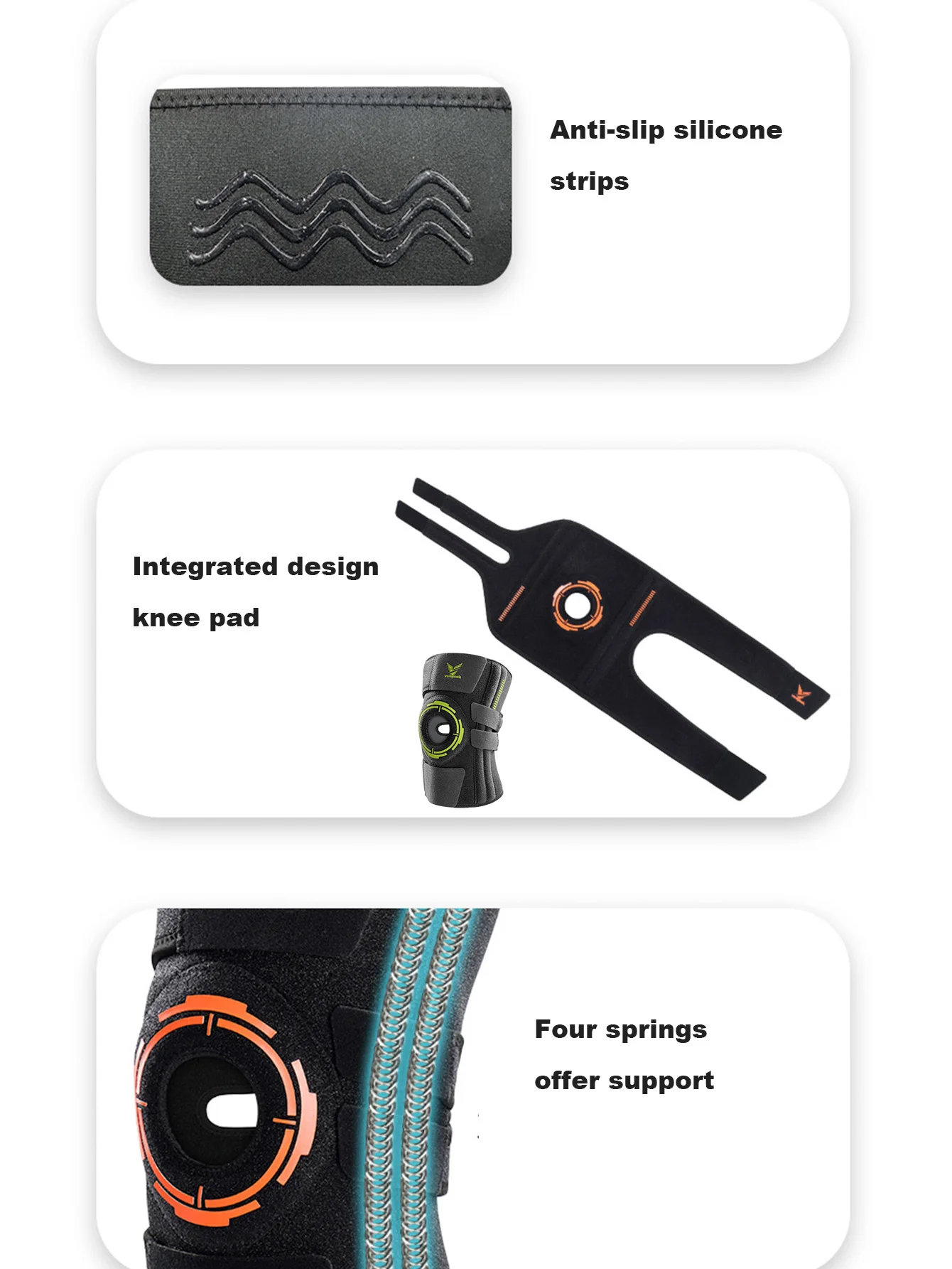 Knee Brace Patella Gel Pads