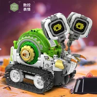 3 in 1 Technical RC Robot Dinosaur Building Blocks City Snail Racing Car Remote Control Bulldozer Truck Bricks Toys Kids Gifts 6