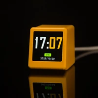 GeekMagic Ultra Portable Smart Wifi Weather Station Display Weather Temperature Humidity Time Alarm Clock Desktop Decoration 5