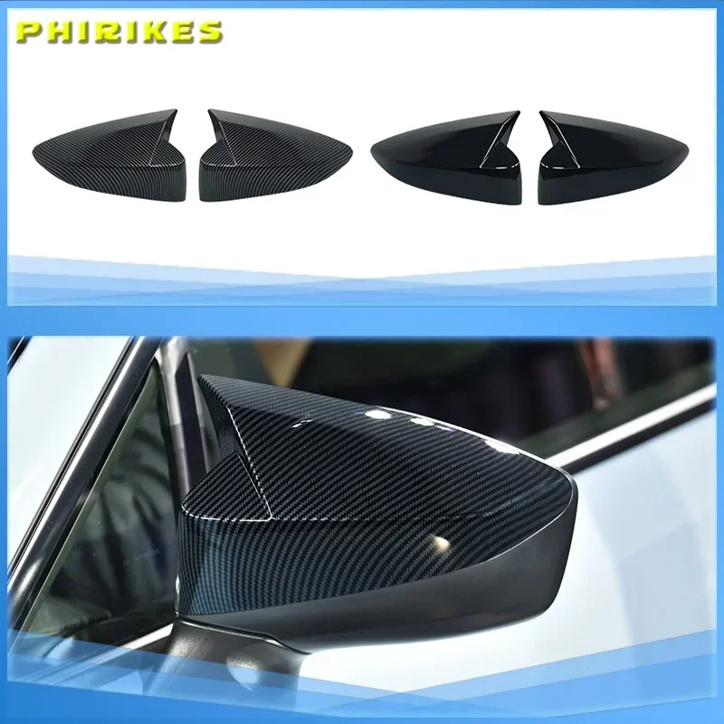 

For Toyota GT 86 GT86 Subaru BRZ 2012-2020 ABS Carbon Fiber Side Door Rearview Mirror Cover Trims Auto Exterior Accessories