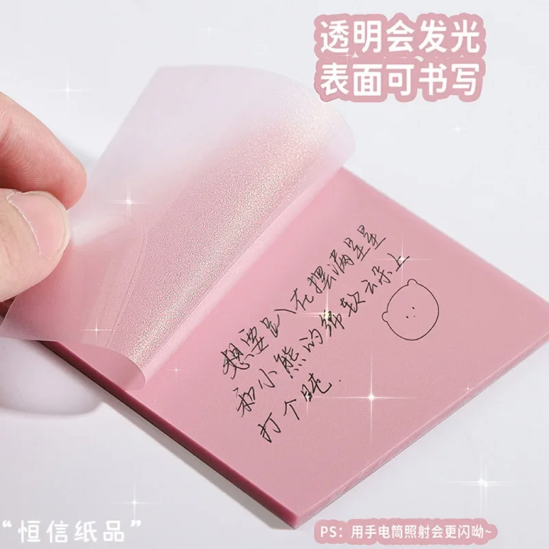 Mr. Pen- Transparent Sticky Notes, Pastel Colors, Round Translucent Sticky  Notes, Pastel Sticky