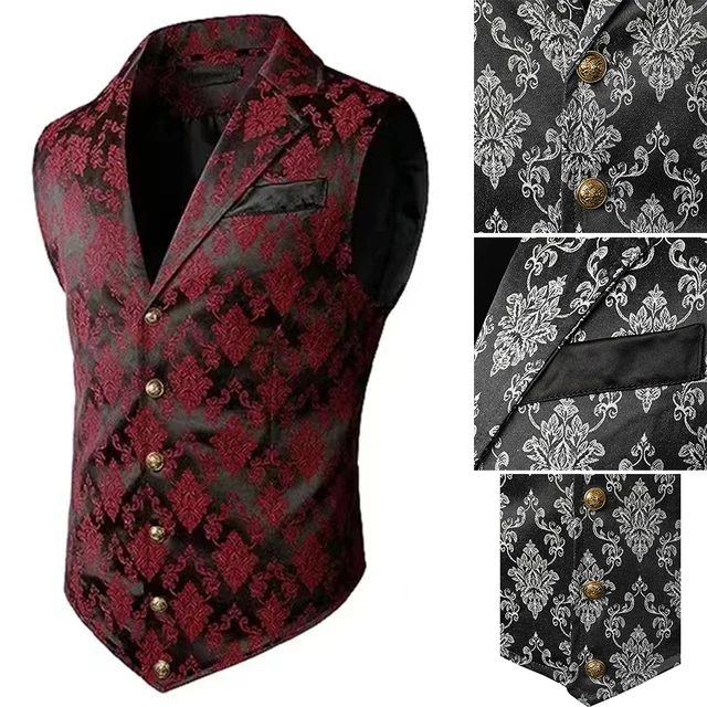 Chaleco Vampiro Hombre Chaleco De Cachemira Para Hombre Estilo