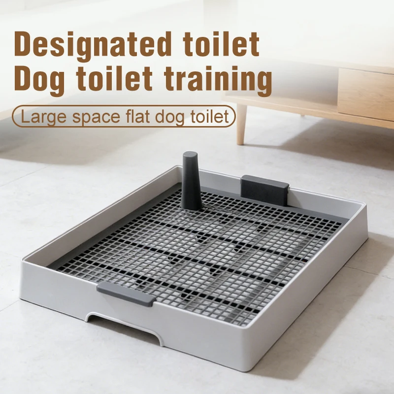 Vassoio per Bisogni Canini Piatto per Cani di Piccola e Media Taglia - Fissaggio Tappetini Assorbenti, Lavabile, Anti-Sporco, Speciale per Teddy e Pomerania - immagine 2
