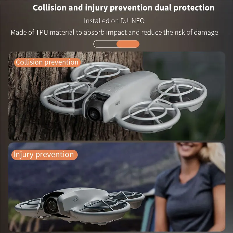 STARTRC Propeller Guard Cover For DJI NEO Drone Accessories Drone Blade Prop Bumper Spare Accessory Protective Blade Bumper drone accessories propeller protector tripod propeller protection kit