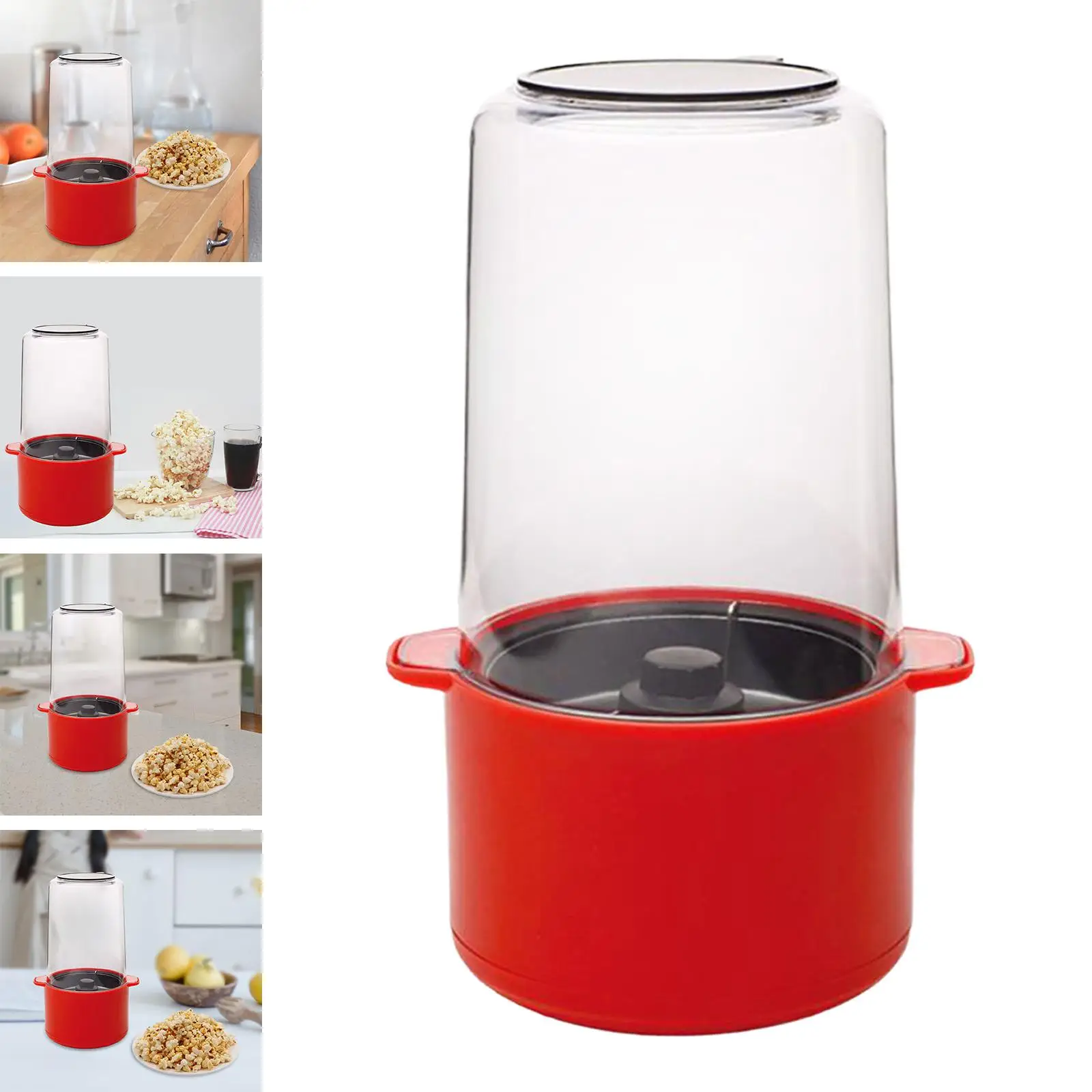 Popcorn Machine Electric 450W Easy to Use Efficient DIY Popcorn Popper Kernel Corn Maker for Party Picnic Camping Home Kid