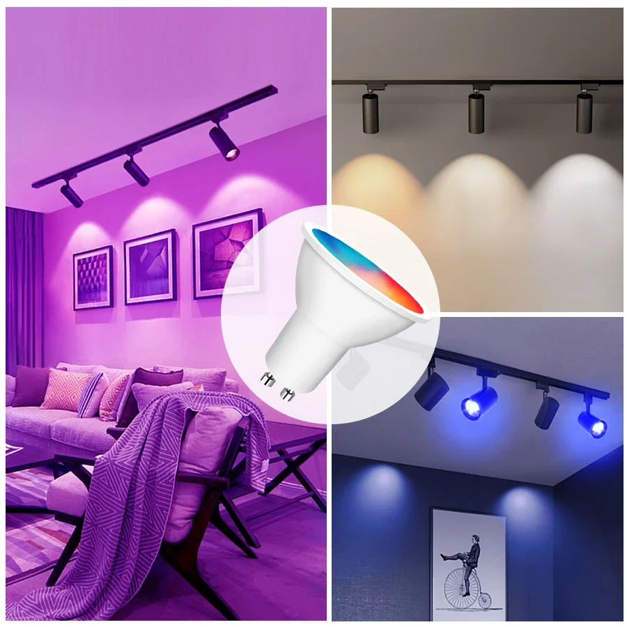 9W 7W 5W Smart WiFi LED Bulb Lights GU10 RGB CW WW Cozylife Spotlight AC85-265V Dimmable APP Control Work With Alexa Google Home
